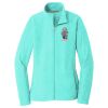 Ladies Heather Microfleece Full Zip Jacket Thumbnail