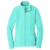 Ladies Heather Microfleece Full Zip Jacket Thumbnail