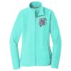 Ladies Heather Microfleece Full Zip Jacket Thumbnail
