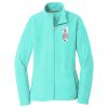 Ladies Heather Microfleece Full Zip Jacket Thumbnail