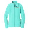 Ladies Heather Microfleece Full Zip Jacket Thumbnail