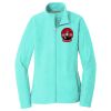 Ladies Heather Microfleece Full Zip Jacket Thumbnail