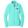 Ladies Heather Microfleece Full Zip Jacket Thumbnail