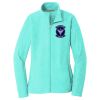 Ladies Heather Microfleece Full Zip Jacket Thumbnail
