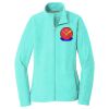 Ladies Heather Microfleece Full Zip Jacket Thumbnail