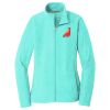 Ladies Heather Microfleece Full Zip Jacket Thumbnail