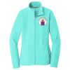 Ladies Heather Microfleece Full Zip Jacket Thumbnail
