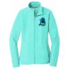 Ladies Heather Microfleece Full Zip Jacket Thumbnail
