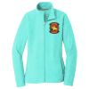 Ladies Heather Microfleece Full Zip Jacket Thumbnail