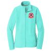 Ladies Heather Microfleece Full Zip Jacket Thumbnail