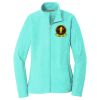 Ladies Heather Microfleece Full Zip Jacket Thumbnail
