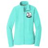 Ladies Heather Microfleece Full Zip Jacket Thumbnail
