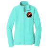 Ladies Heather Microfleece Full Zip Jacket Thumbnail
