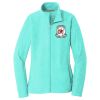 Ladies Heather Microfleece Full Zip Jacket Thumbnail