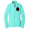 Ladies Heather Microfleece Full Zip Jacket Thumbnail