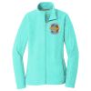 Ladies Heather Microfleece Full Zip Jacket Thumbnail