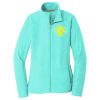 Ladies Heather Microfleece Full Zip Jacket Thumbnail