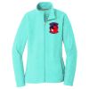 Ladies Heather Microfleece Full Zip Jacket Thumbnail