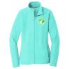 Ladies Heather Microfleece Full Zip Jacket Thumbnail