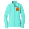 Ladies Heather Microfleece Full Zip Jacket Thumbnail