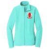 Ladies Heather Microfleece Full Zip Jacket Thumbnail