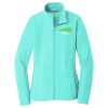 Ladies Heather Microfleece Full Zip Jacket Thumbnail