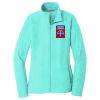 Ladies Heather Microfleece Full Zip Jacket Thumbnail