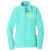 Ladies Heather Microfleece Full Zip Jacket Thumbnail