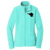 Ladies Heather Microfleece Full Zip Jacket Thumbnail
