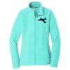 Ladies Heather Microfleece Full Zip Jacket Thumbnail
