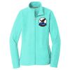 Ladies Heather Microfleece Full Zip Jacket Thumbnail
