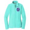 Ladies Heather Microfleece Full Zip Jacket Thumbnail