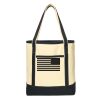 Large Cotton Canvas Boat Tote Thumbnail