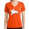 Ladies PosiCharge ® RacerMesh ® V Neck Tee Thumbnail
