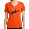 Ladies PosiCharge ® RacerMesh ® V Neck Tee Thumbnail