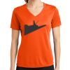 Ladies PosiCharge ® RacerMesh ® V Neck Tee Thumbnail