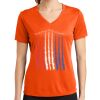 Ladies PosiCharge ® RacerMesh ® V Neck Tee Thumbnail