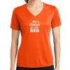 Ladies PosiCharge ® RacerMesh ® V Neck Tee Thumbnail