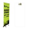 Roll UP Banner & Stand 34" X 80"  Thumbnail