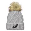 Faux Fur Pom Knit Beanie Thumbnail