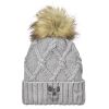 Faux Fur Pom Knit Beanie Thumbnail