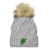 Faux Fur Pom Knit Beanie Thumbnail