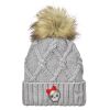 Faux Fur Pom Knit Beanie Thumbnail
