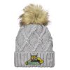 Faux Fur Pom Knit Beanie Thumbnail