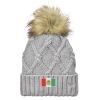 Faux Fur Pom Beanie Thumbnail